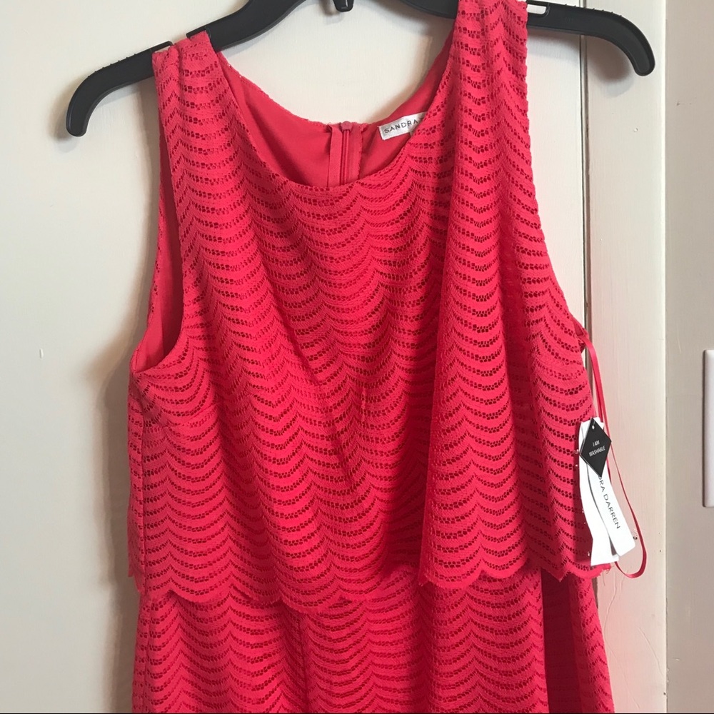 Coral lace Dress